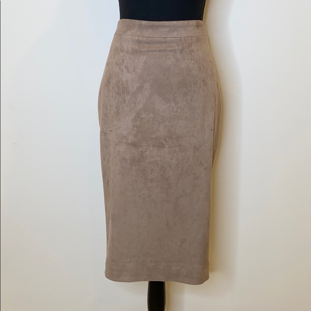 House of CB Suede Pencil Skirt